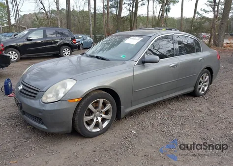 2006 Infiniti G35X z USA, uszkodzony, nr VIN JNKCV51F06M602864